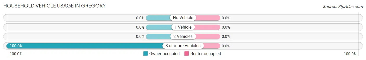 Household Vehicle Usage in Gregory