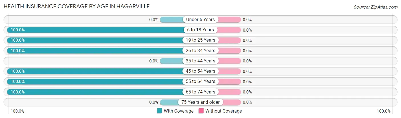 Health Insurance Coverage by Age in Hagarville