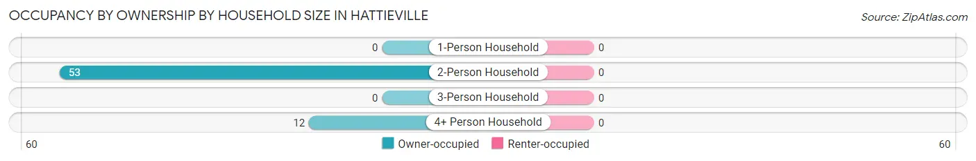 Occupancy by Ownership by Household Size in Hattieville
