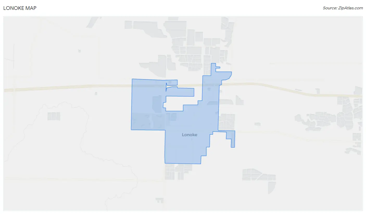 Lonoke Map