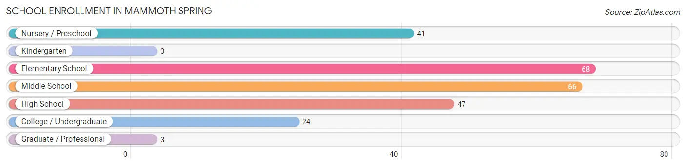 School Enrollment in Mammoth Spring