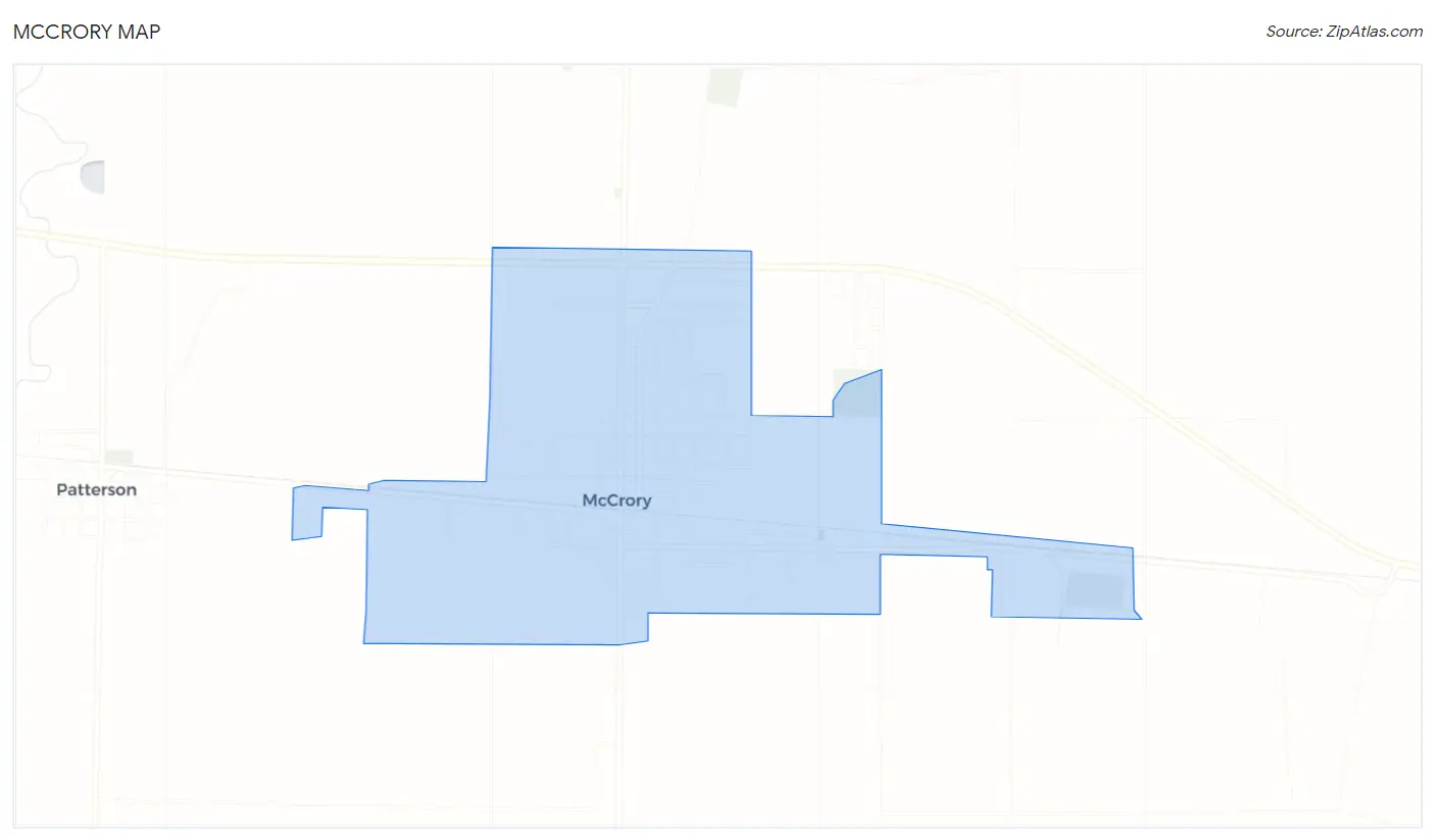 McCrory Map