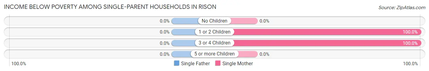 Income Below Poverty Among Single-Parent Households in Rison