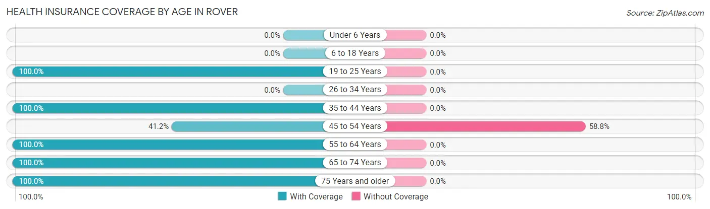 Health Insurance Coverage by Age in Rover
