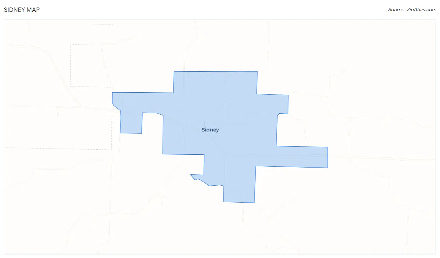 Sidney Map