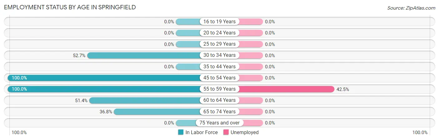 Employment Status by Age in Springfield