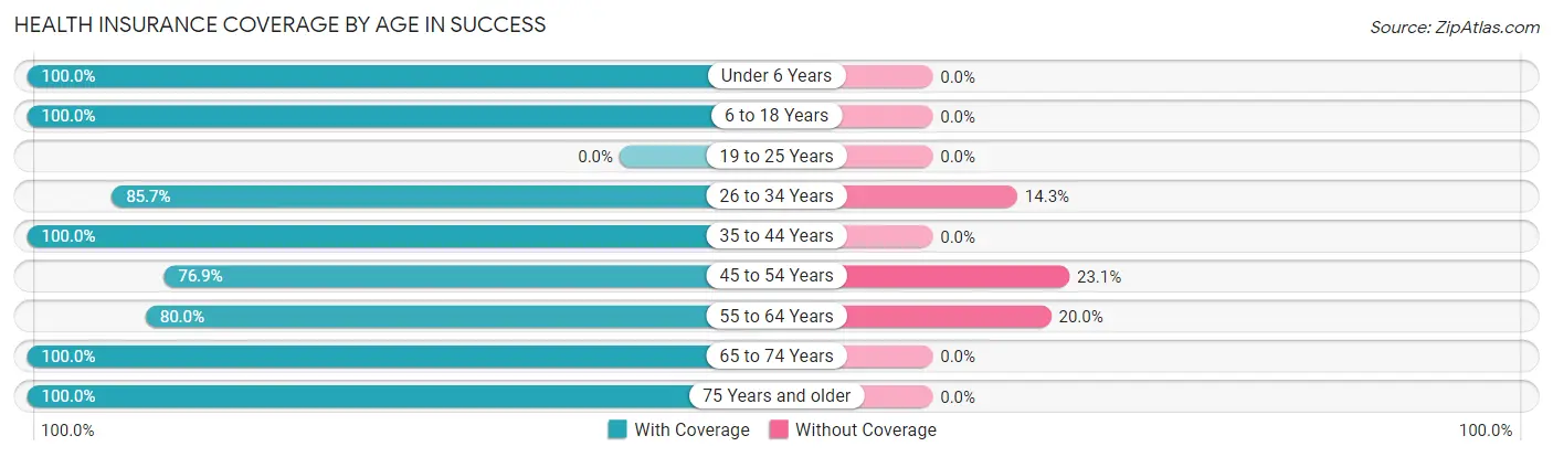 Health Insurance Coverage by Age in Success