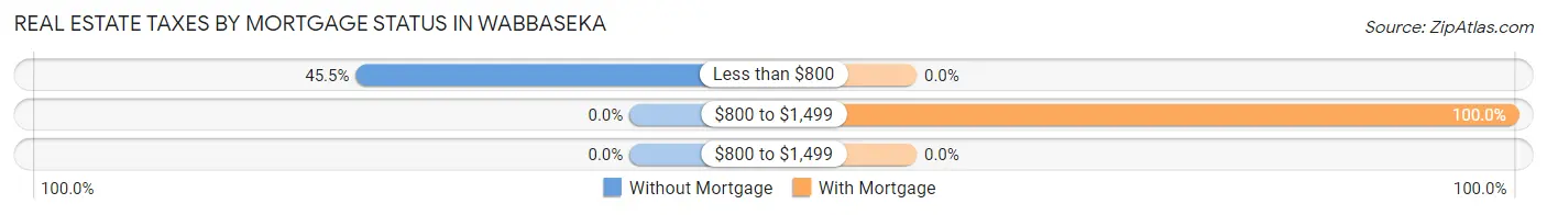 Real Estate Taxes by Mortgage Status in Wabbaseka