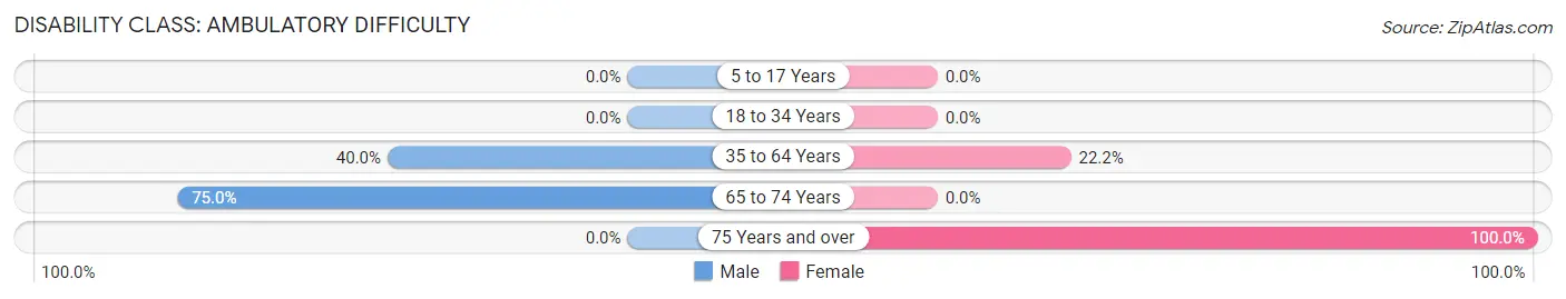 Disability in Winthrop: <span>Ambulatory Difficulty</span>