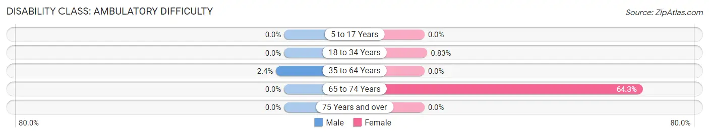 Disability in Colorado City: <span>Ambulatory Difficulty</span>