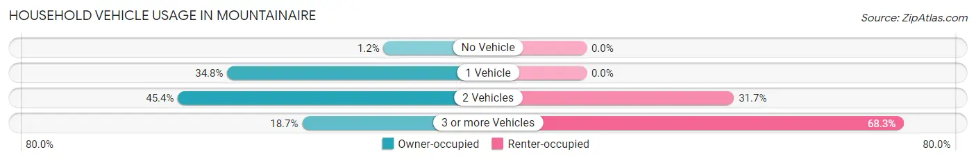 Household Vehicle Usage in Mountainaire