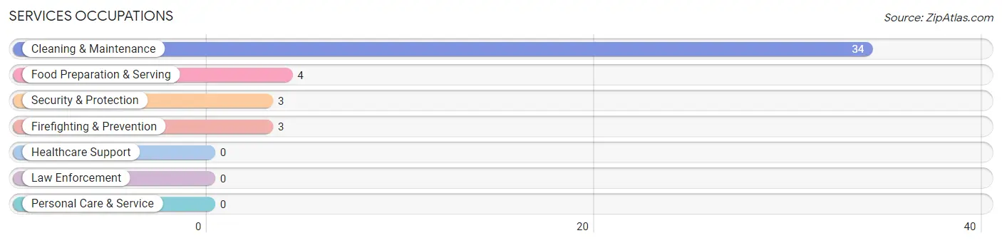 Services Occupations in Parker Strip