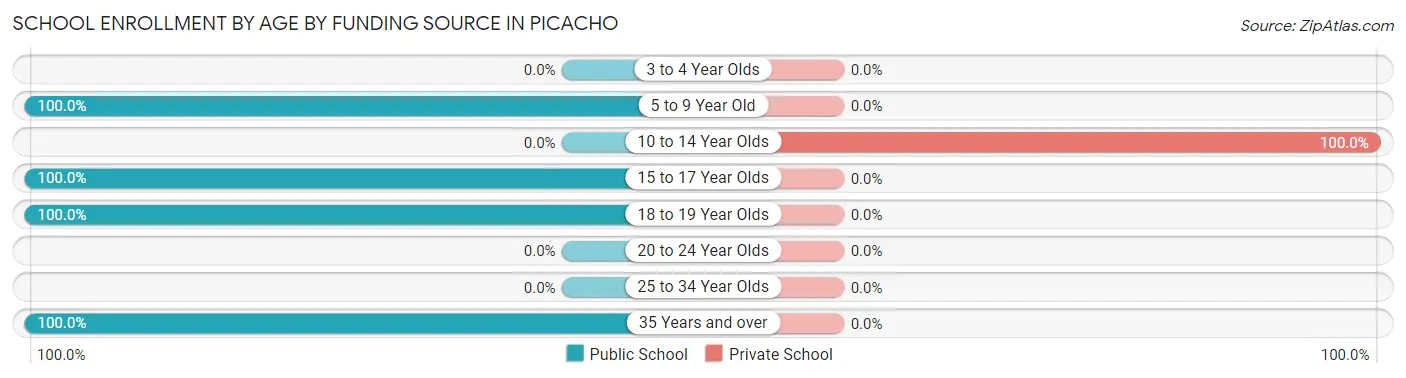 School Enrollment by Age by Funding Source in Picacho