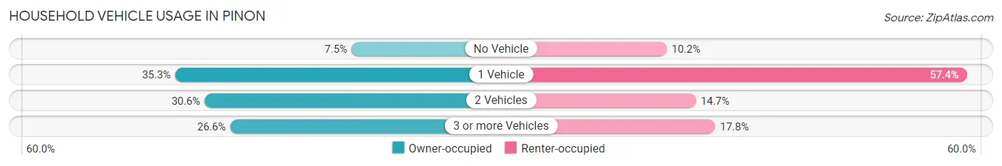 Household Vehicle Usage in Pinon