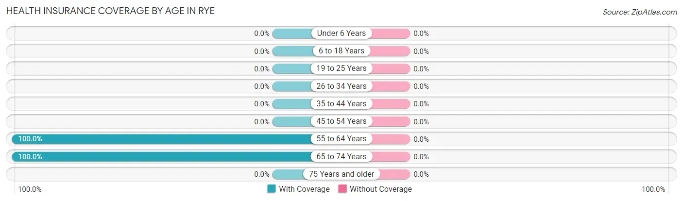 Health Insurance Coverage by Age in Rye