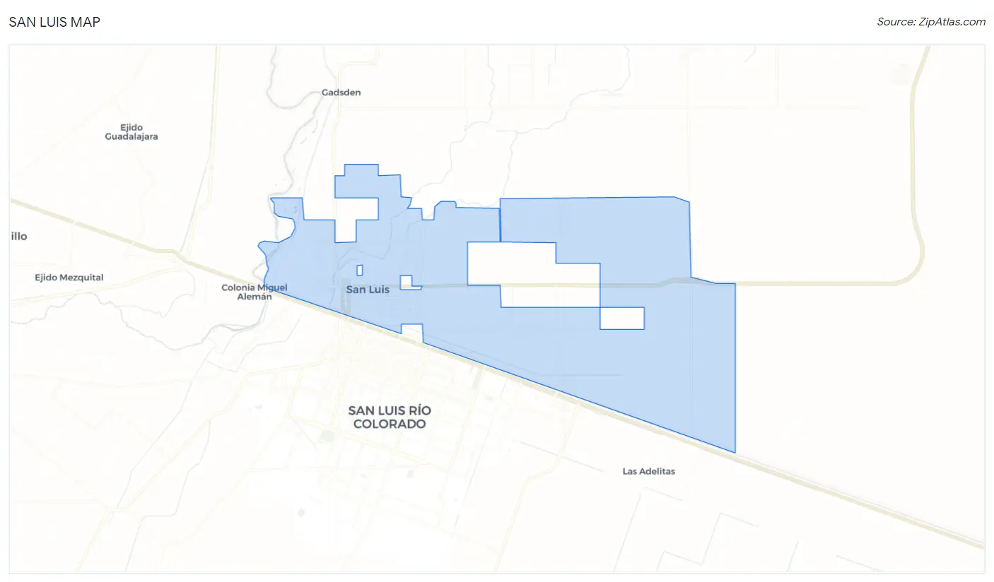 San Luis Map