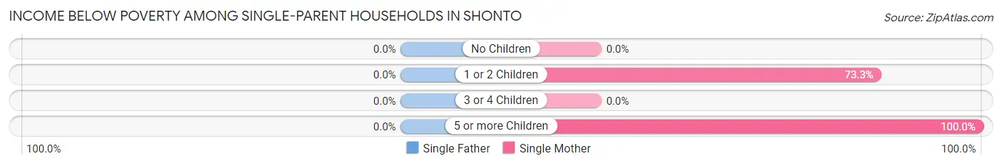 Income Below Poverty Among Single-Parent Households in Shonto