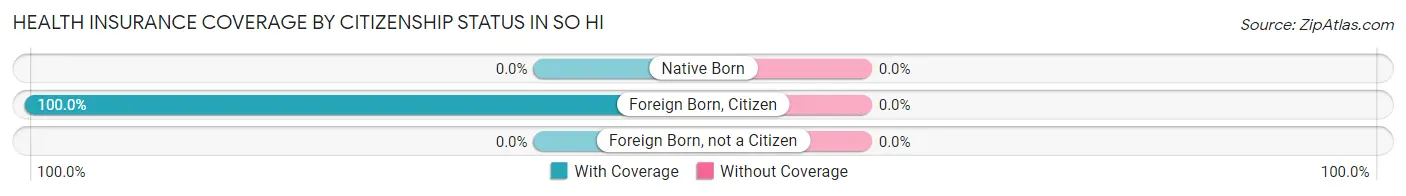 Health Insurance Coverage by Citizenship Status in So Hi