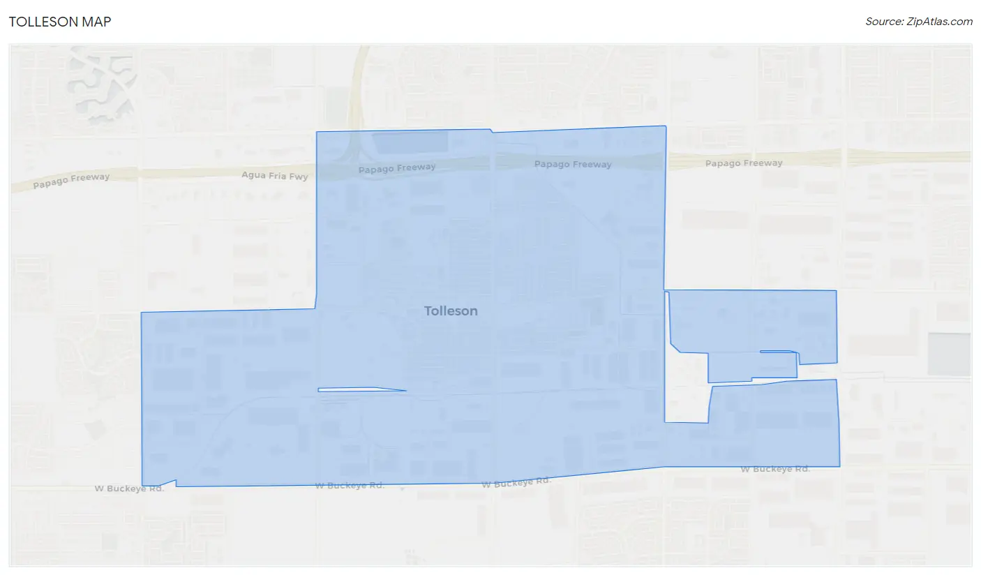 Tolleson Map