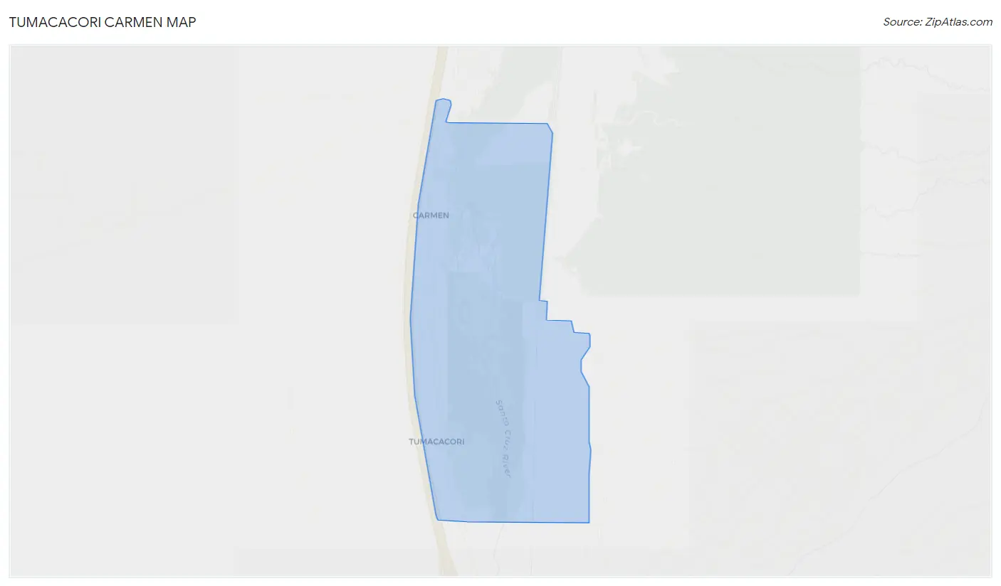 Tumacacori Carmen Map