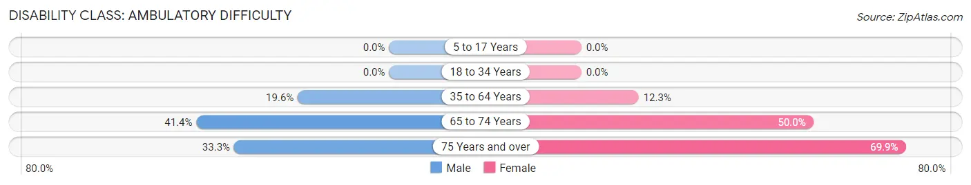 Disability in Whiteriver: <span>Ambulatory Difficulty</span>