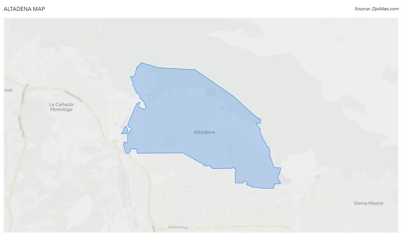 Altadena Map