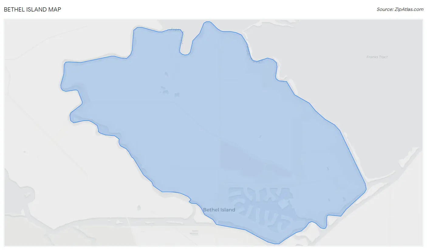 Bethel Island Map
