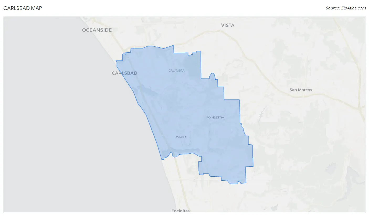 Carlsbad Map