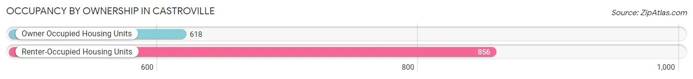 Occupancy by Ownership in Castroville