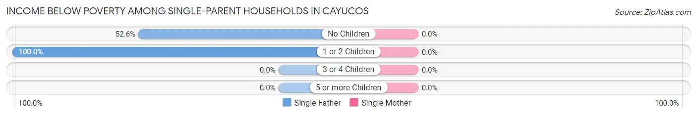 Income Below Poverty Among Single-Parent Households in Cayucos