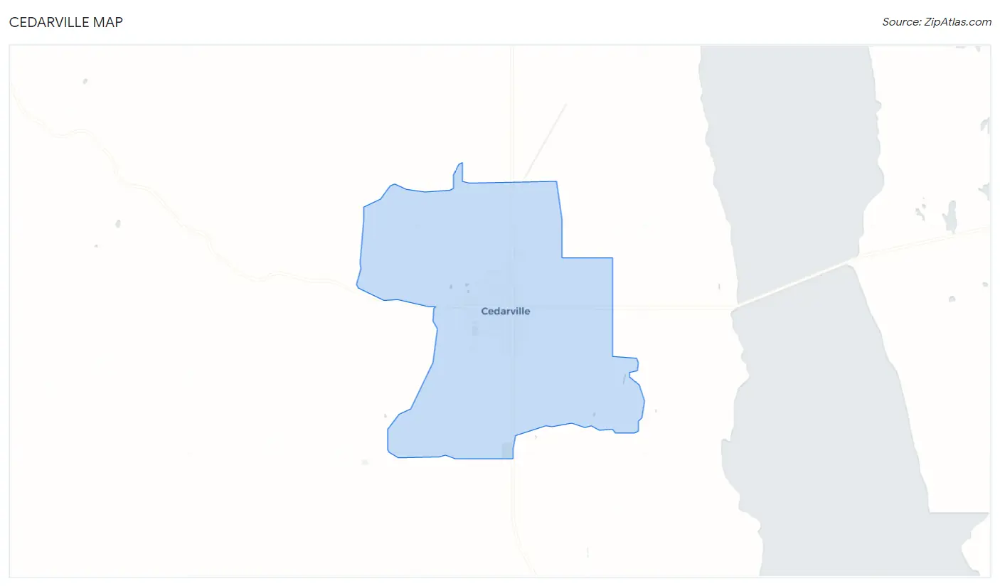 Cedarville Map