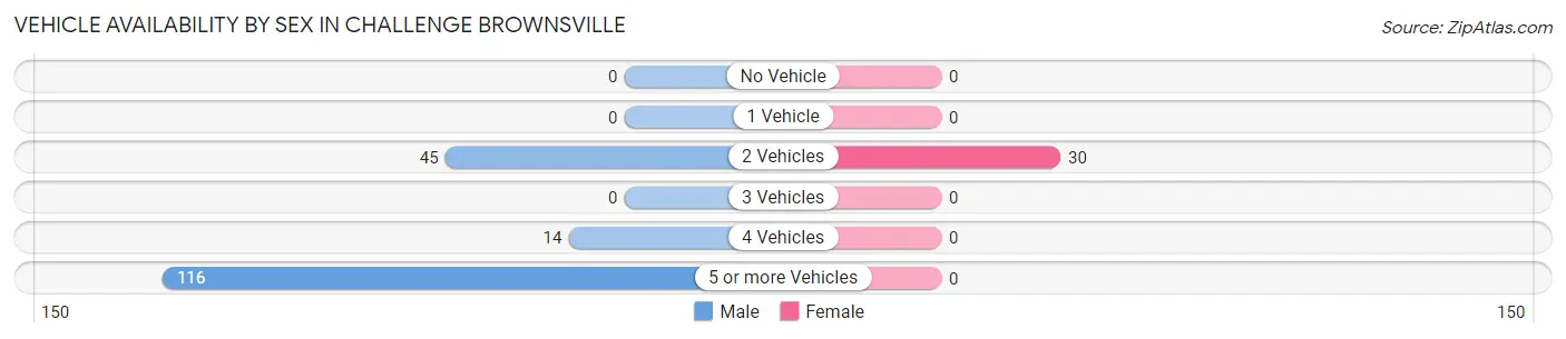 Vehicle Availability by Sex in Challenge Brownsville