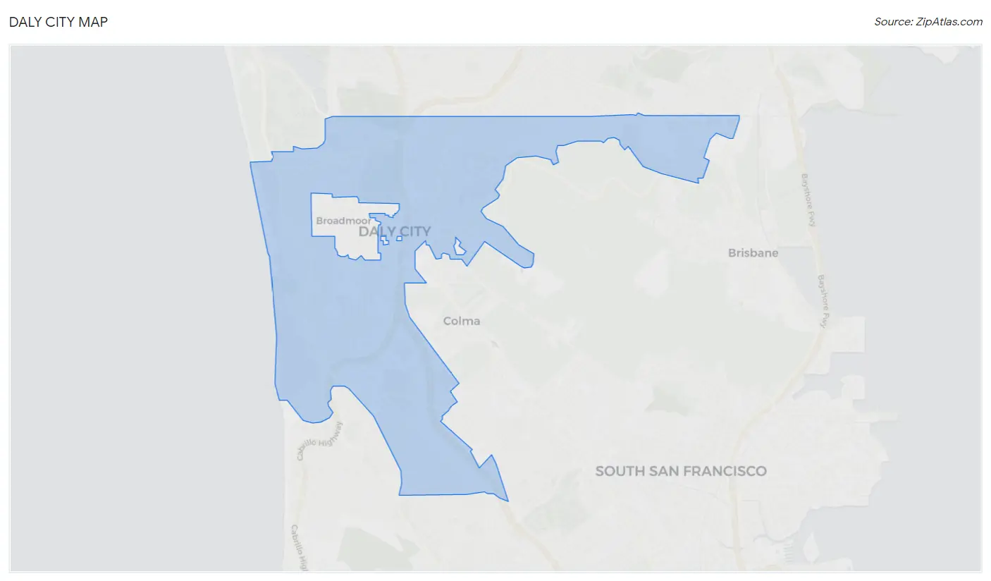 Daly City Map