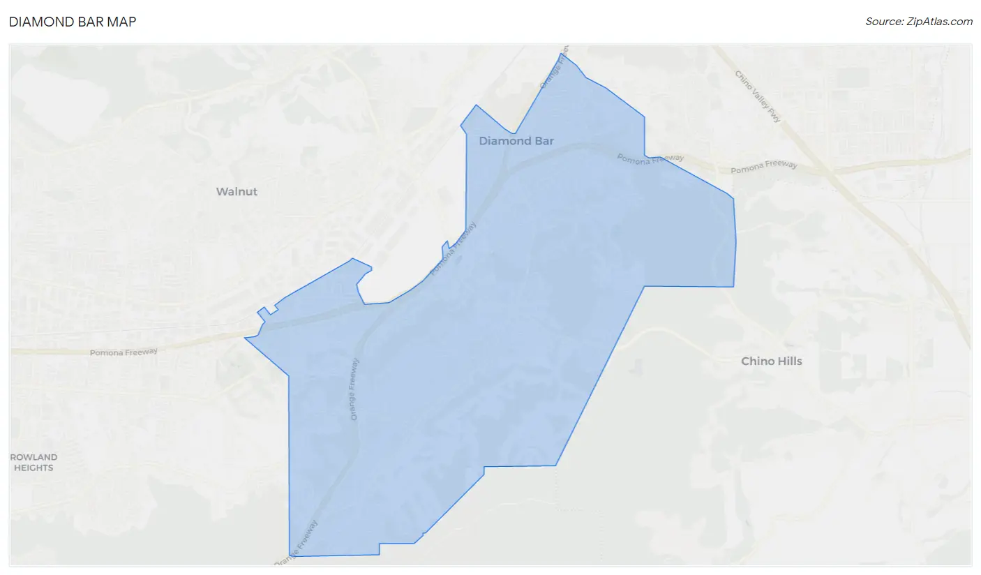 Diamond Bar Map