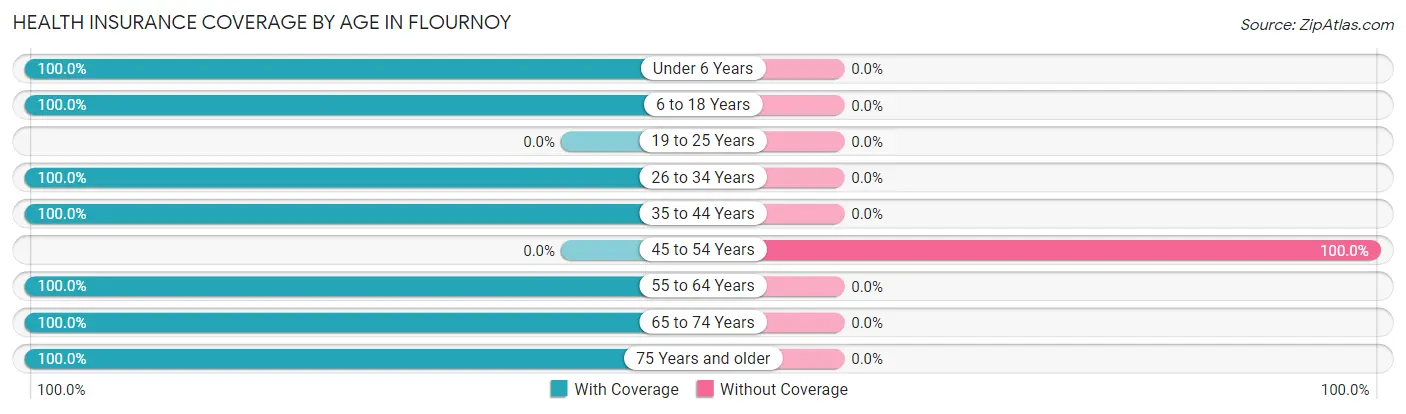 Health Insurance Coverage by Age in Flournoy