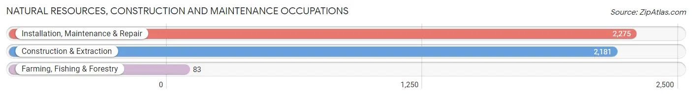 Natural Resources, Construction and Maintenance Occupations in Fremont