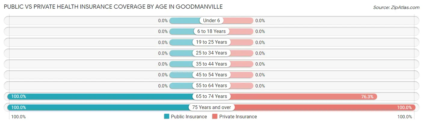 Public vs Private Health Insurance Coverage by Age in Goodmanville