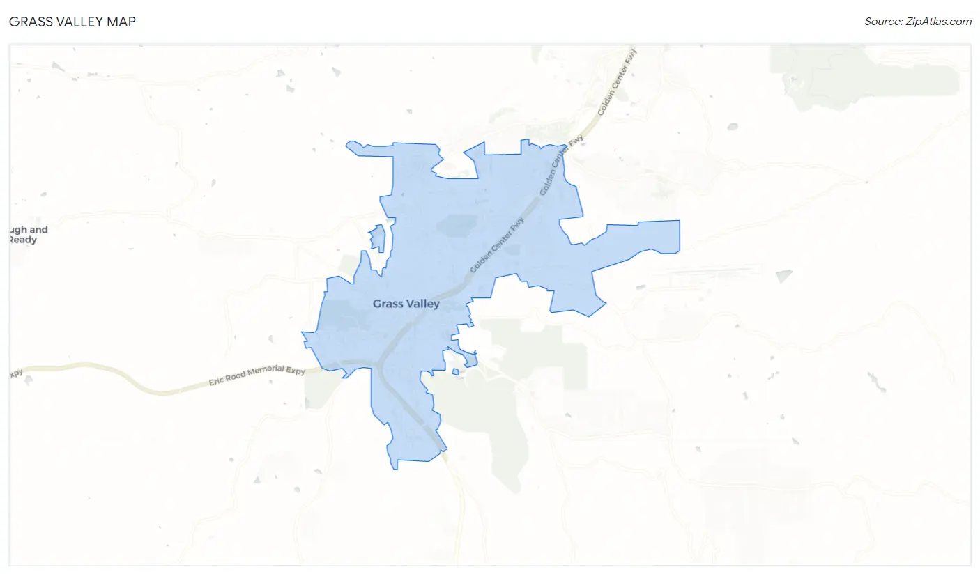 Grass Valley Map