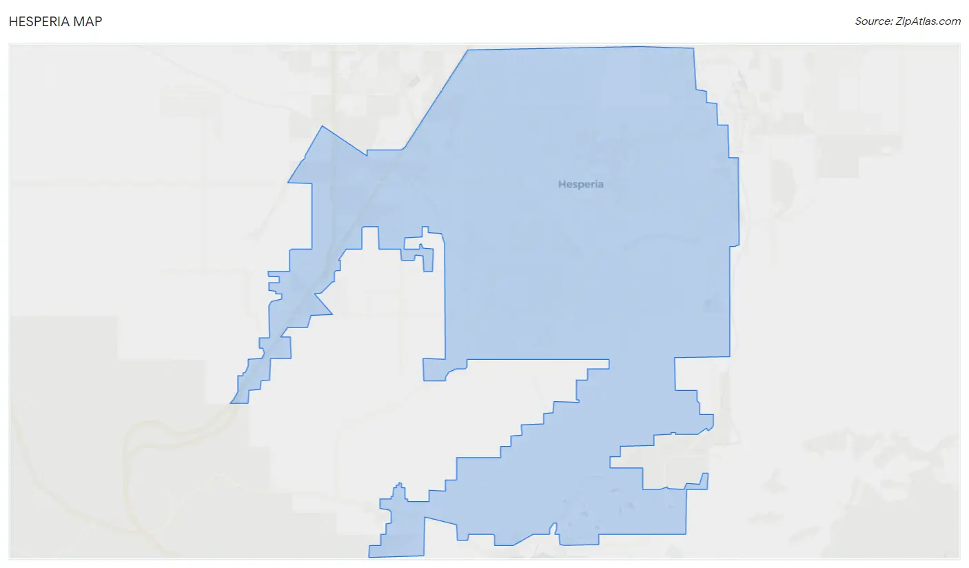 Hesperia Map