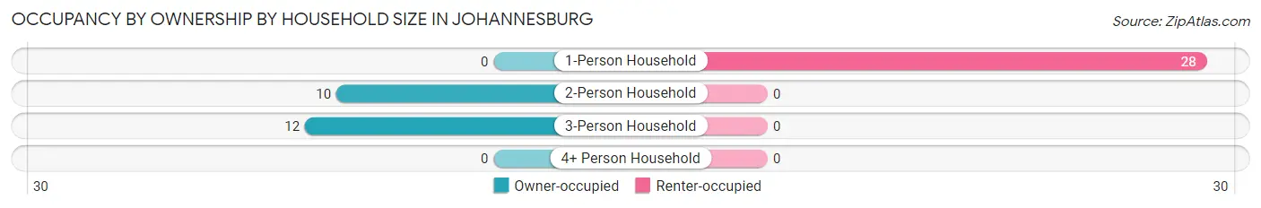 Occupancy by Ownership by Household Size in Johannesburg