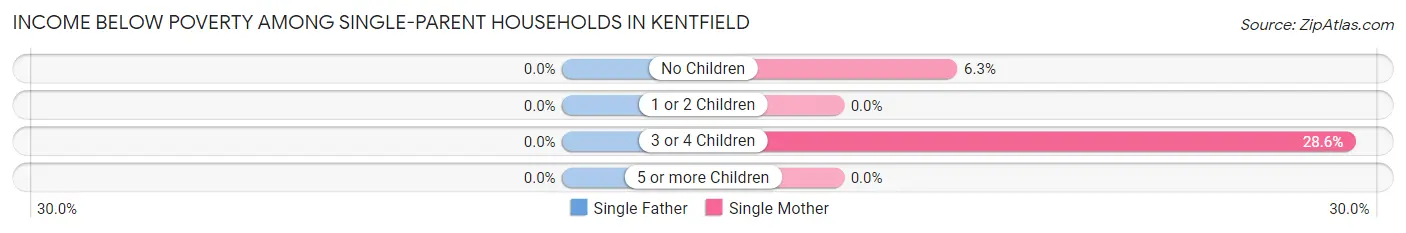 Income Below Poverty Among Single-Parent Households in Kentfield