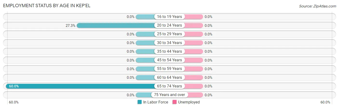 Employment Status by Age in Kep'el