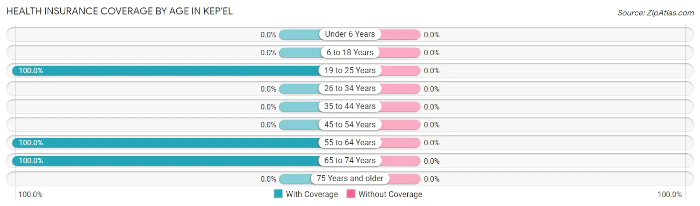 Health Insurance Coverage by Age in Kep'el