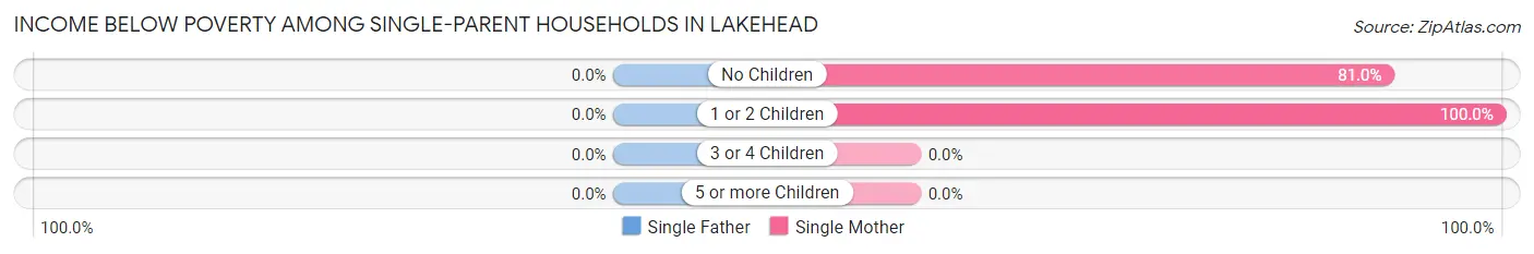 Income Below Poverty Among Single-Parent Households in Lakehead
