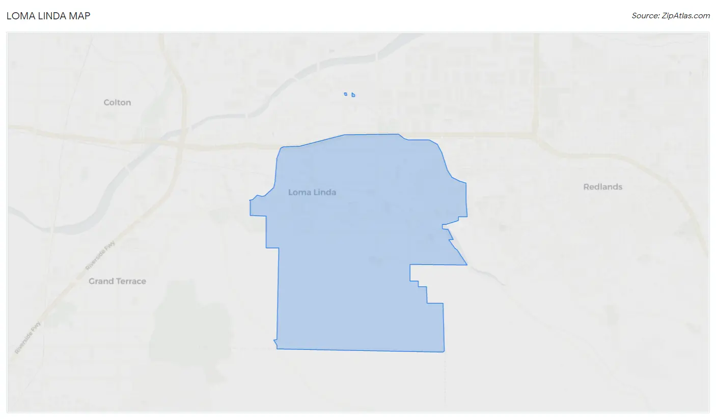 Loma Linda Map