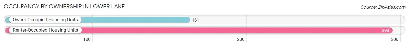 Occupancy by Ownership in Lower Lake