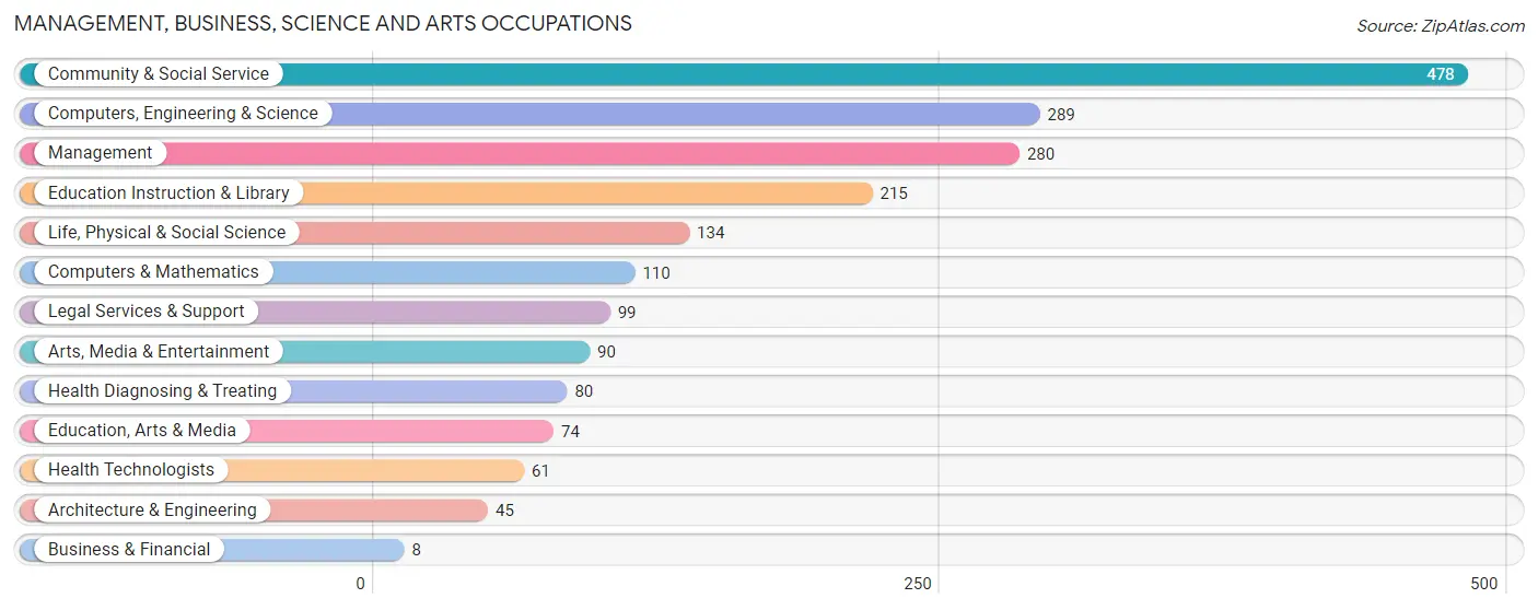 Management, Business, Science and Arts Occupations in Magalia