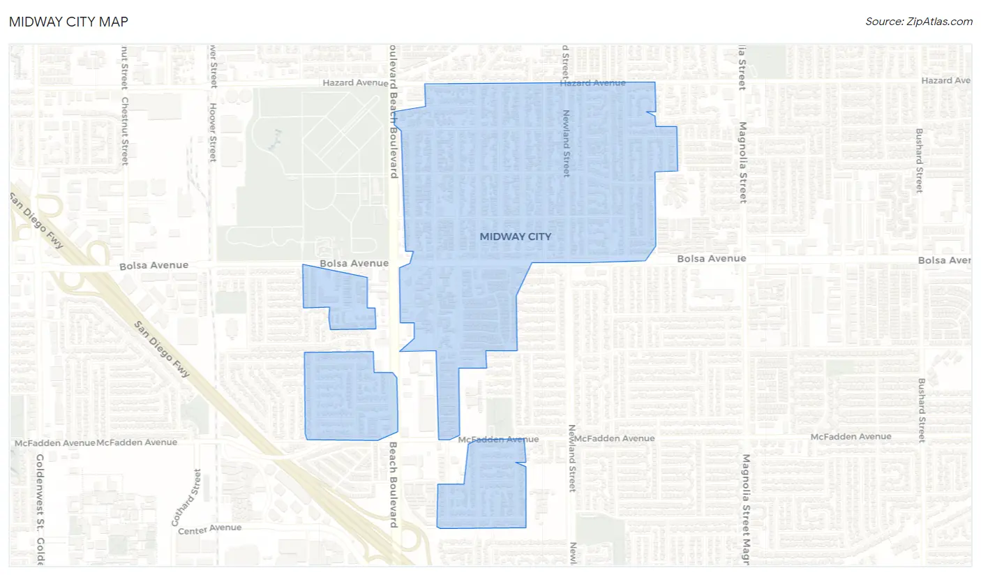 Midway City Map