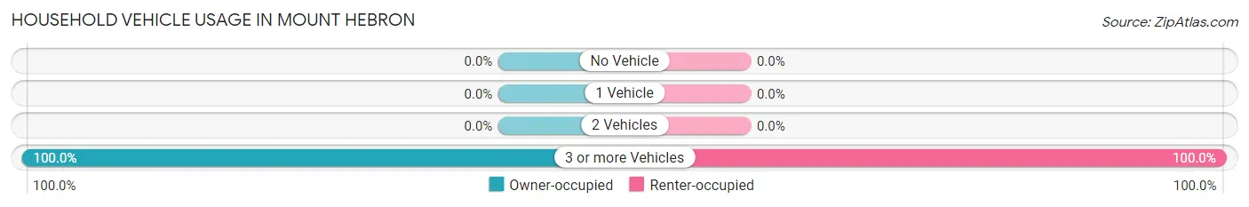 Household Vehicle Usage in Mount Hebron
