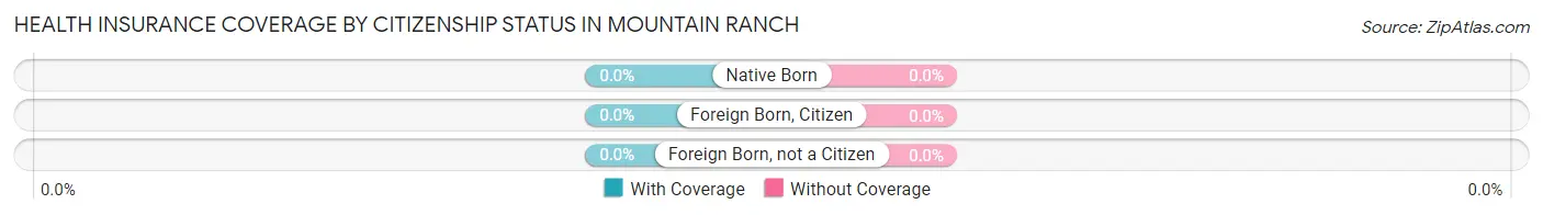 Health Insurance Coverage by Citizenship Status in Mountain Ranch